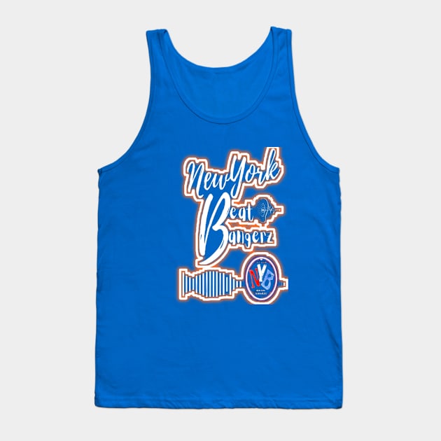 NYB script with logo Tank Top by Music Life 